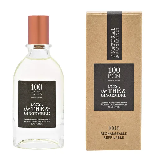 Vista 10 de 100BON Eau De The & Gingembre - Aroma de té y jengibre para mujeres y hombres, fragancia orgánica energizante, notas dulces, cítricas y picantes