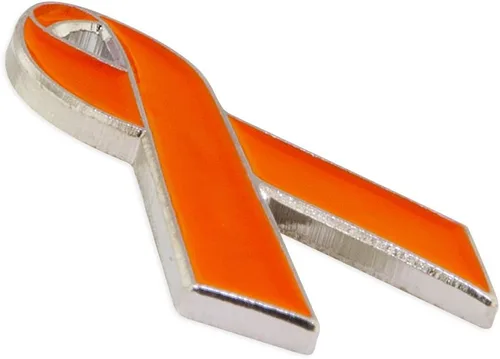 Vista 46 de PinMart Awareness - Pin de solapa esmaltado – Pin de cinta chapado en níquel y oro – Cinta de prevención y conciencia – Broche de joyería con parte