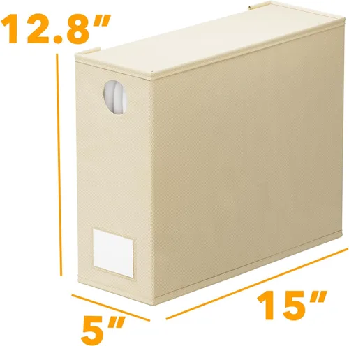 Vista 7 de SpaceAid Paquete de 6 Organizadores y Almacenamiento de Sábanas de Cama, Organizador de Sábanas Plegable con Ventana para Armario de Ropa Blanca