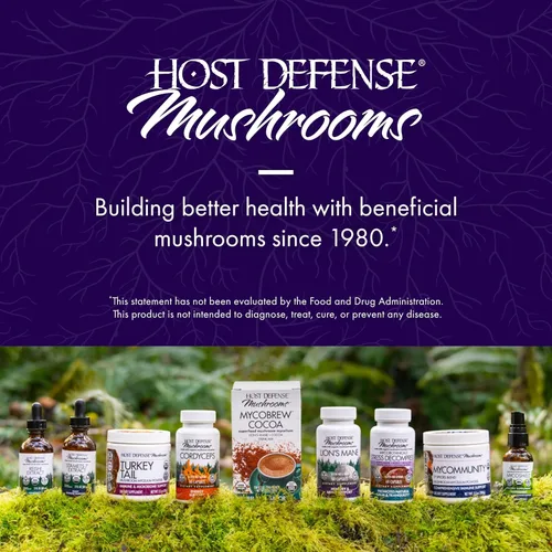 Vista 7 de Host Defense® MycoBotanicals Cerebro, ayuda a la claridad mental, 60 unidades, 60, 1