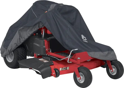 Vista 9 de Classic Accessories StormPro - Cubierta impermeable para cortacésped de giro cero, se adapta a cortacéspedes con cubiertas de hasta 60 pulgadas