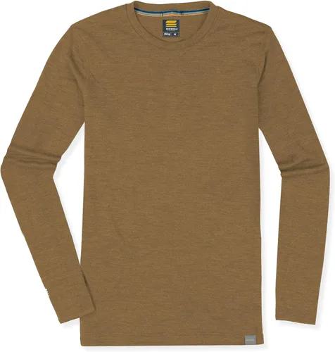 Vista 3 de MERIWOOL - Camisa térmica de manga larga para hombre, 100% lana merino
