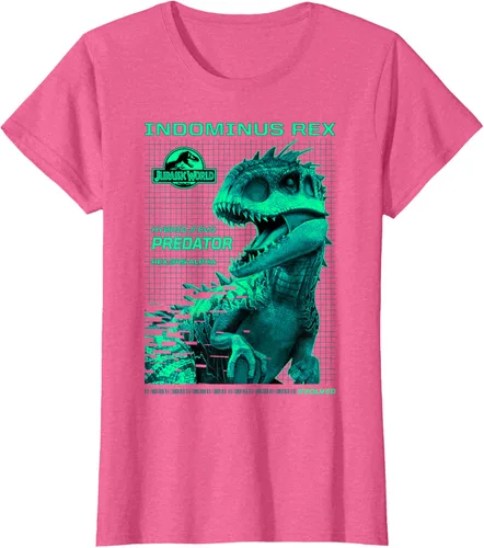Vista 67 de Jurassic World Indominus Rex Hybrid Predator T-Shirt Small Negro