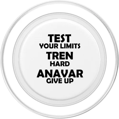 Vista 2 de Test Your Limits Tren Hard Funny Bodybuilding Gym Design PopSockets MagSafe PopGrip for iPhone