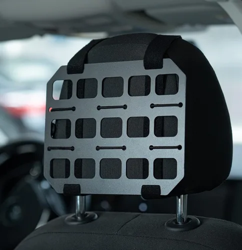 Vista 9 de TACNEX Organizador de Reposacabezas de Automóvil Panel MOLLE para Respaldo de Asiento de Vehículo Bolsa EDC Funda Portaherramientas Soporte