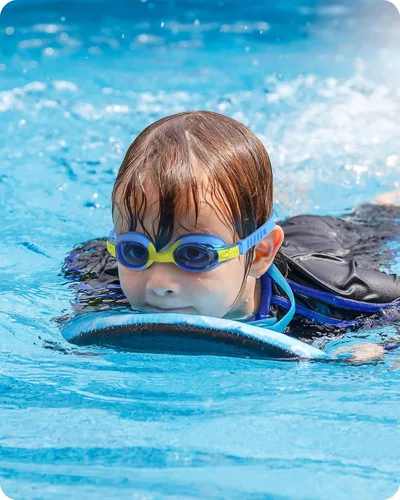 Vista 5 de findway Gafas de natación para niños, antivaho y sin fugas, para niñas de 3 a 14 años