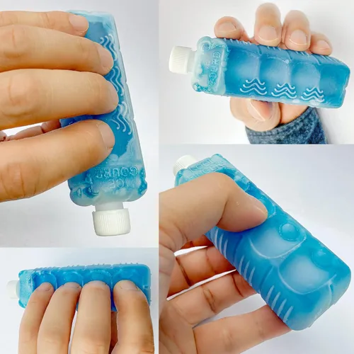 Vista 2 de Paquetes de hielo antiestrés Detén el dolor de dedos y las ampollas Violonchelo de guitarra o superficies calientes Alivio sensorial