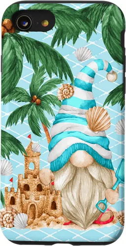 Vista 18 de Life is Better At The Beach for Summer Lover Funny Gnome Case for iPhone 17
