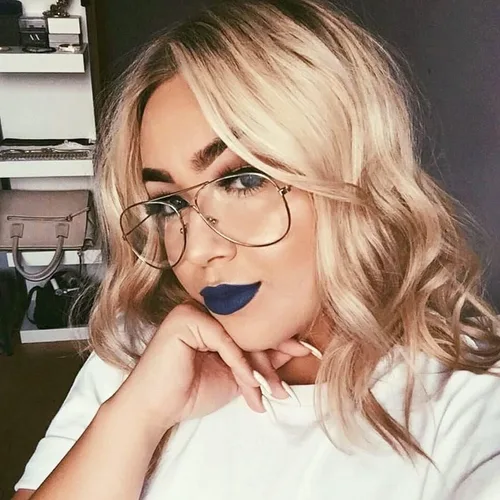 Vista 4 de Dollger Gafas de lente transparente Aviator sin receta para mujeres y hombres 3025 dorado