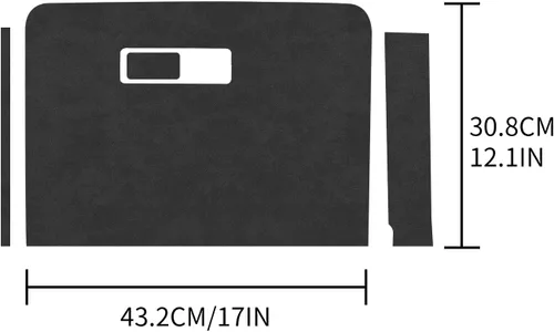 Vista 4 de KUNGKIC Adhesivos para guantera Toyota GR86 Subaru BRZ 2021 2022 2023 2024 2025 Adhesivos de guantera 9002 Color de gamuza italiana Adhesivos