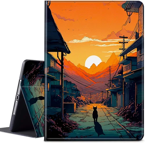 Vista 44 de Funda para tablet Kindle Fire 7 2019/2017 lanzamiento 9ª/7ª generación 7 pulgadas, ligera, protectora de piel sintética, cubierta inteligente