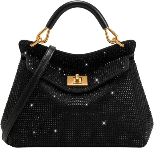Vista 42 de JW PEI Bolso Lucia Classic Top para Mujer Negro