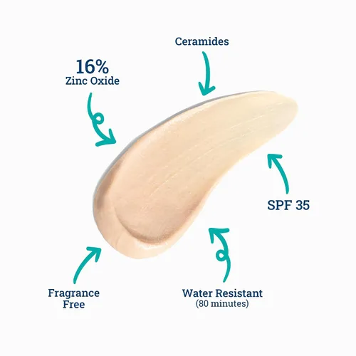 Vista 3 de CoTZ Protector solar mineral ligeramente teñido de amplio espectro SPF 35; 1.5 oz / 42.5 g