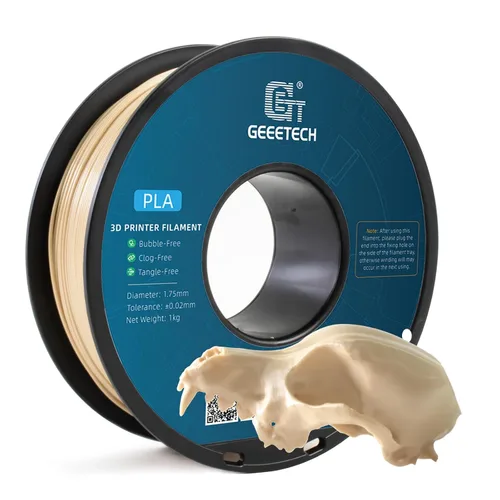 Vista 52 de GEEETECH Filamento PLA de color dorado sedoso de 0.069 libras, filamento de seda brillante para impresora 3D, carrete de 2.2 libras, precisión