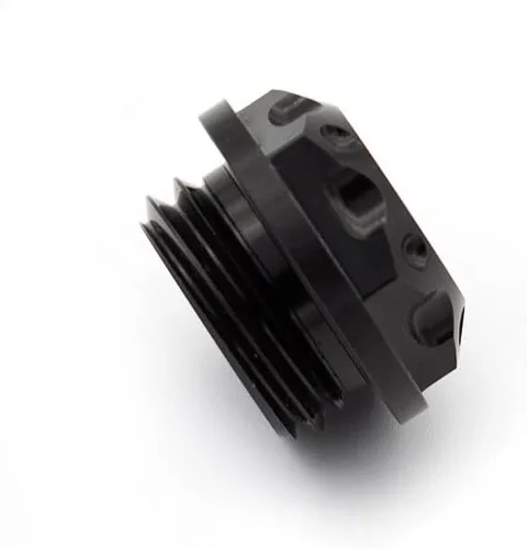 Vista 5 de PROCNC Tapa de depósito de combustible de motocicleta de aluminio para Yamaha FZ6 FZ6R FZ1 YZFR6 YZFR6S YZFR1 FYZF R3 YZF600R YZF750 (negro)