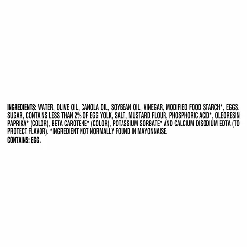 Vista 3 de Kraft Mayonnaise, Mayo with Olive Oi, 22 fl oz Bottle
