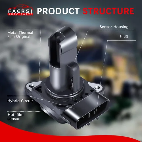 Vista 110 de Medidor de sensor de flujo de aire masivo MAF compatible con Ford con E-150 4.6L, 5.4L 2004-2014, para Ford E-150 Club Wagon 5.4L Reemplazo