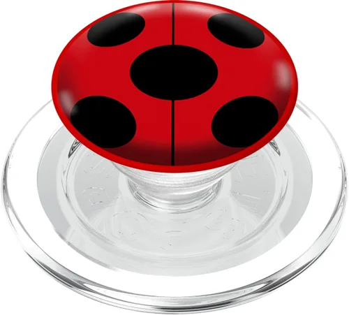 Vista 8 de Ladybug Coccinellas Mariquita Roja Negra Insecto PopSockets PopGrip: Agarre intercambiable para teléfonos y tabletas