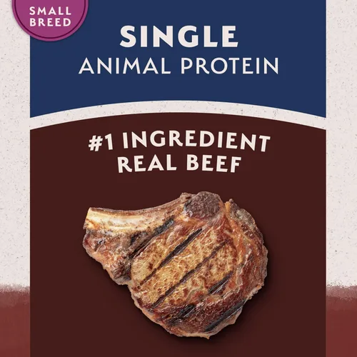 Vista 4 de Natural Balance Alimento seco para perros adultos de raza pequeña con ingredientes limitados, granos saludables, carne de res y arroz integral, 4