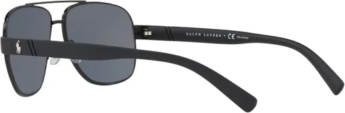 Vista 5 de Polo Ralph Lauren Men's Ph3110 Metal Aviator Sunglasses