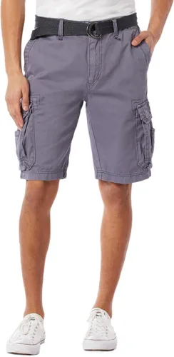 Vista 28 de Unionbay Survivor pantalones cortos de cargo con cinturón para hombre