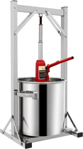 Vista 18 de Extractor de prensa de miel de abeja grande, extractor manual de miel de acero inoxidable 12.6L Extractor de prensa de jugo de frutas