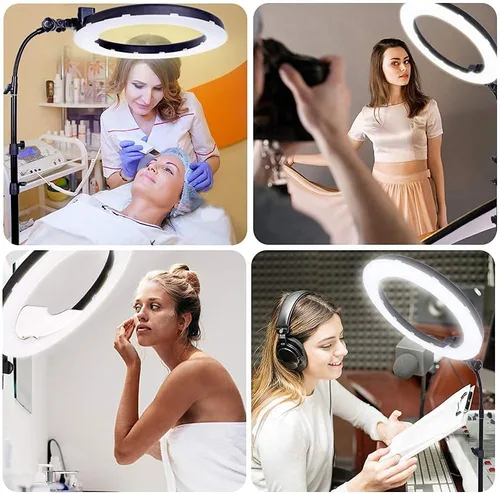 Vista 3 de 18 pulgadas 65W LED Maquillaje Anillo Luz, Ceja Tatuaje Pestañas