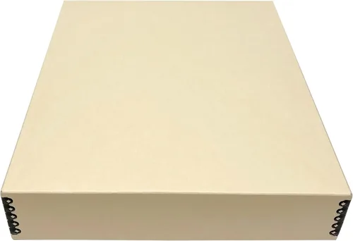 Vista 56 de Lineco Museum - Caja de almacenamiento archivado, 8.75x10.75x1.5 pulgadas. Diseño frontal abatible. Sin ácidos con borde de metal. Organiza fotos