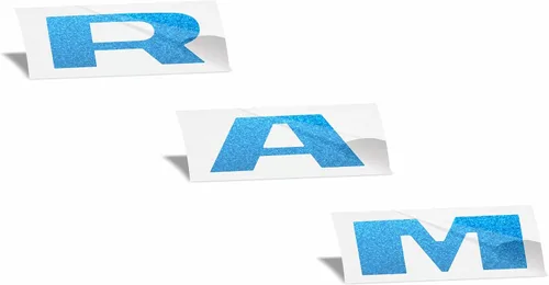 Vista 19 de Reflective Concepts -Calcomanía superpuesta de emblema de rejilla RAM, estilo de bandera americana