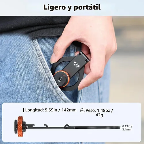 Vista 8 de VRIG MG-40 - Soporte magnético para trípode para iPhone y fundas MagSafe