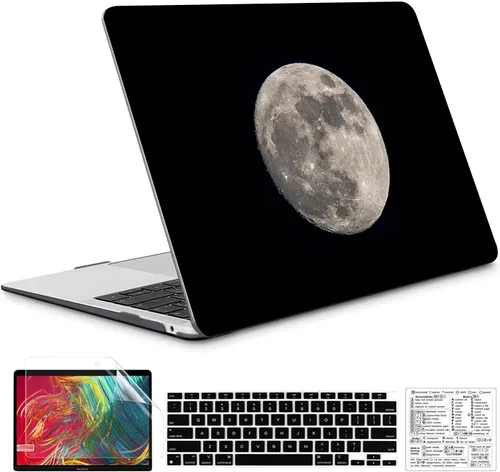 Vista 10 de Funda compatible con MacBook Air de 13 pulgadas 2022, 2021-2018 M1 A2337 A2179 A1932, carcasa de plástico duro y duradera y cubierta de teclado
