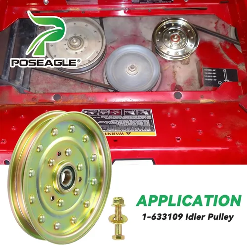 Vista 9 de 1-633109 Polea tensora reemplaza 132-9424 Exmark 126-7685 116-4667 Husqvarna 539102610 para Exmark Lazer Z 60 pulgadas, Toro Z400 Z500 Z580 Z553 Z