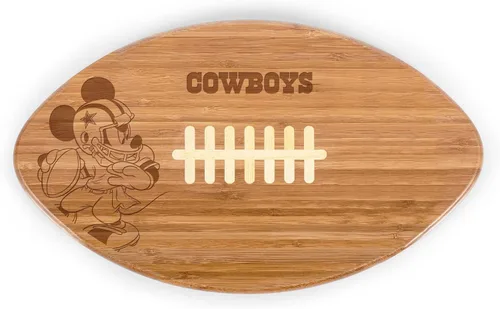 Vista 32 de PICNIC TIME NFL NFL Mickey Touchdown - Tabla de cortar y bandeja para servir de fútbol americano