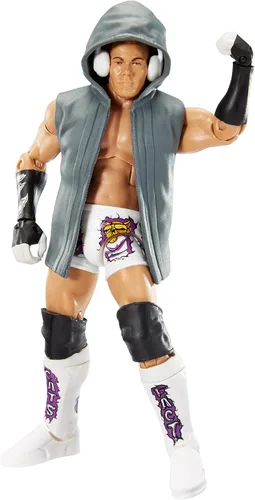 Vista 19 de Figura WWE Elite, 123 Kid Articulación de lujo, atuendo de anillo auténtico, accesorios icónicos, expresión detallada de personajes