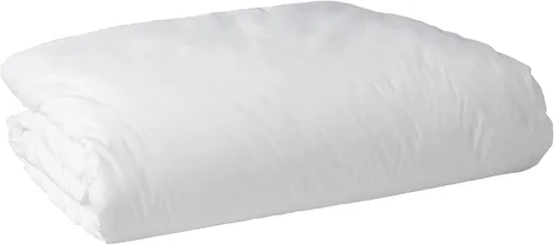 Vista 10 de Allersoft, protector de edredón para control de alergias y ácaros, 100% algodón, Algodón, Blanco, gemelo