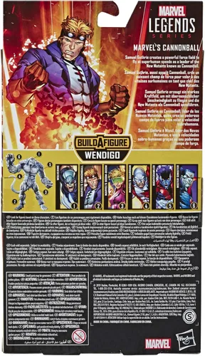 Vista 3 de Marvel Classic Hasbro Marvel Legends Series - Figura de acción coleccionable de 6 pulgadas de juguete de bola de cañón de Marvel