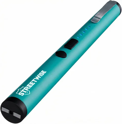 Vista 16 de Streetwise Pain Pen 25,000,000 voltios Pistola paralizante para autoprotección - Lápiz táctico paralizante para mujeres y hombres, recargable por