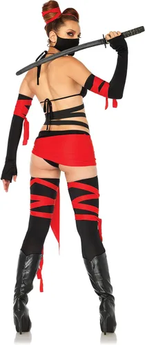 Vista 2 de Leg Avenue Women's 6 Pc Killer Ninja Costume