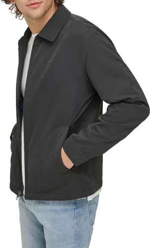 Vista 3 de Tommy Hilfiger Chaqueta de golf ligera de microsarga para hombre (estándar y grande y alto)