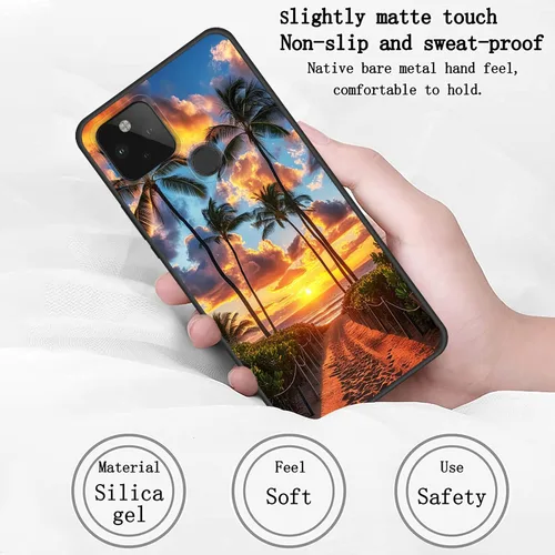 Vista 511 de Funda delgada para Google Pixel 4 XL, funda delgada de silicona de TPU suave a prueba de golpes para Google Pixel 4 XL, astronauta Galaxy