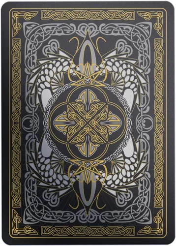Vista 9 de Creatures of The FAE - Naipes de Gent Supply - Edición negra, dorada y plateada