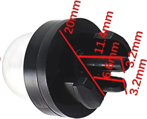 Vista 2 de 188-512 188-512-1 530047721 Bomba de bombilla de carburador a presión para Poulan Echo Husqvarna soplador de gasolina PPB100E PPB150E PPB200 1950