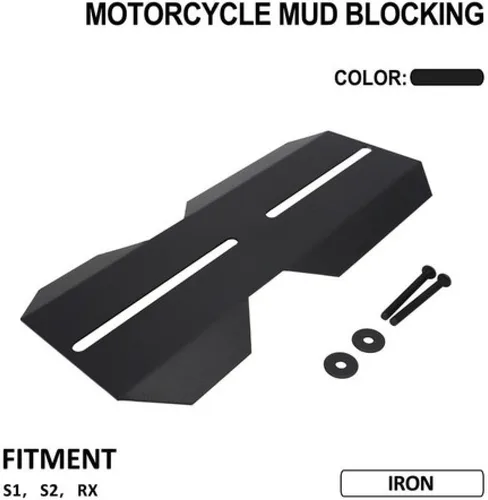 Vista 5 de Guardabarros medio para Super 73, guardabarros medio para bicicleta eléctrica Super 73 S1/S2/RX-Black