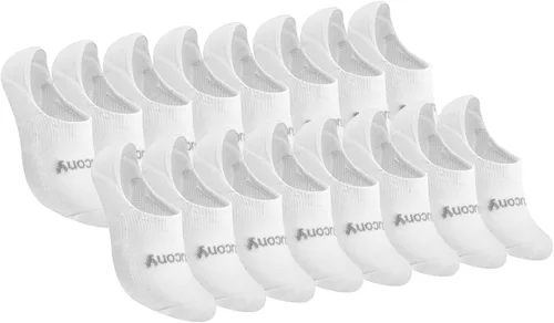 Vista 18 de Saucony 8 pares de calcetines invisibles acolchados para mujer. Armario (8 Pares)
