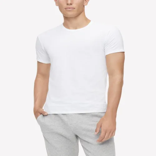 Vista 2 de Calvin Klein Paquete de 3 camisetas de algodón elástico para hombre