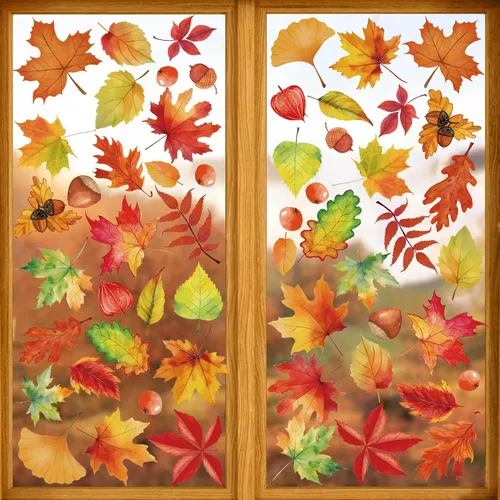 Vista 25 de Decoraciones patrióticas para ventanas del 4 de julio, 9 hojas de calcomanías de ventana de bandera estadounidense para ventanas de vidrio