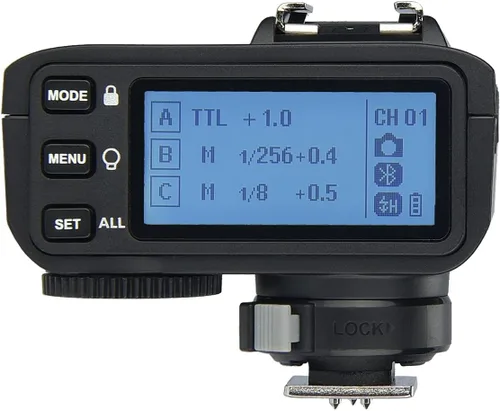 Vista 5 de Godox X2T-C TTL Disparador de flash inalámbrico para Canon, conexión Bluetooth HSS 1/8000s compatible con controlador de aplicación iOS/Android