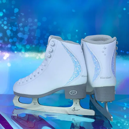 Vista 2 de Riedell Patines de hielo recreativos Sparkle para mujeres y hombres Nieve