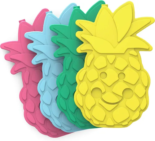 Vista 14 de Bentgo Buddies - Bolsas de hielo delgadas reutilizables para loncheras, bolsas de almuerzo y enfriadores, multicolor, paquete de 4
