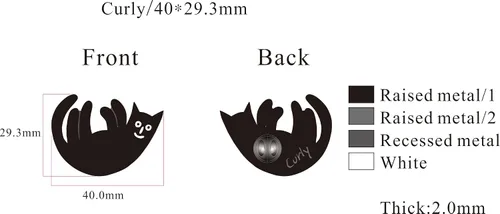 Vista 11 de FCFD Black Cat Enamel Pins Best Cat Brooch and Lapel pins for men and women Black Cat Pins
